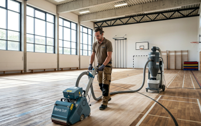 Commercial Excellence: Hardwood Sports Floor Refinishing for UK Schools